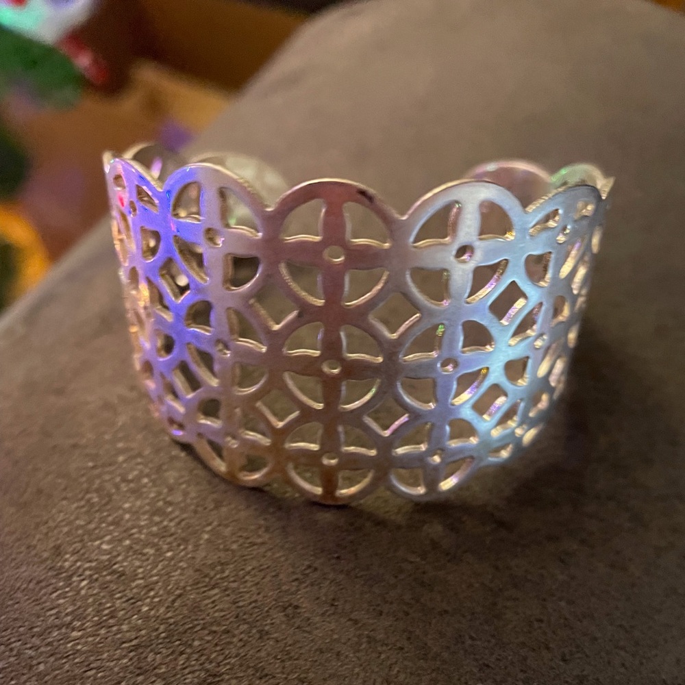Lia Sophia Silver tone Cuff bracelet